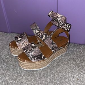 3 for $10 Snakeskin sandals